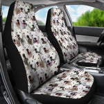 Dogo Argentino Full Face Car Seat Covers