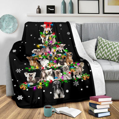 Chinese Crested Dog Christmas Tree