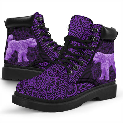 Portuguese Water Dog Mandala All-Season Boots