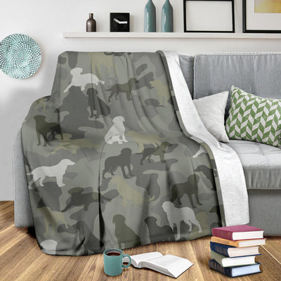 Chesapeake Bay Retriever Camo Blanket