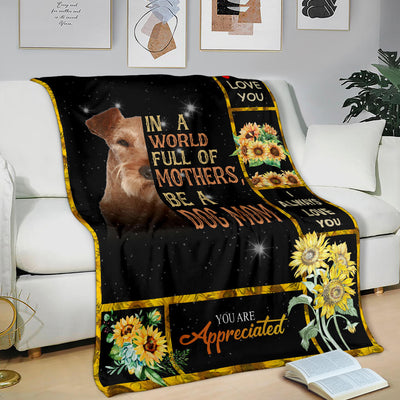 Irish Terrier-A Dog Mom Blanket