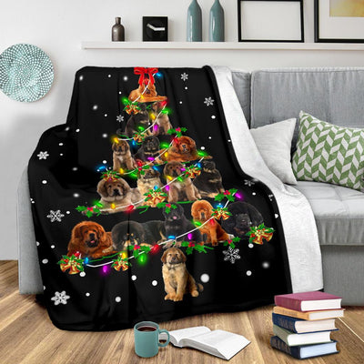 Tibetan Mastiff Christmas Tree