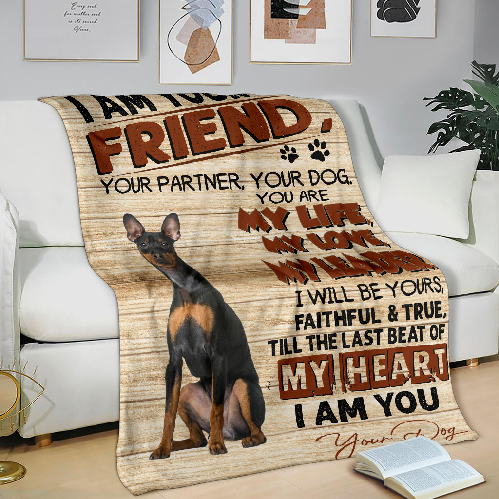 Miniature Pinscher-My Love Blanket
