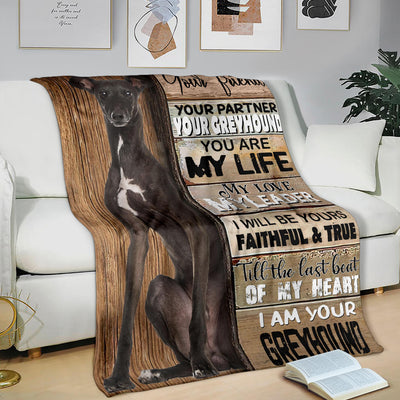 Greyhound-Your Partner Blanket