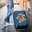 Brussels Griffon Torn Paper Luggage Covers
