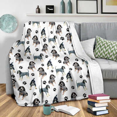 Bluetick Coonhound Paw Blanket