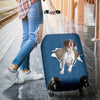 German Shorthaired Pointer Torn Paper Luggage Covers