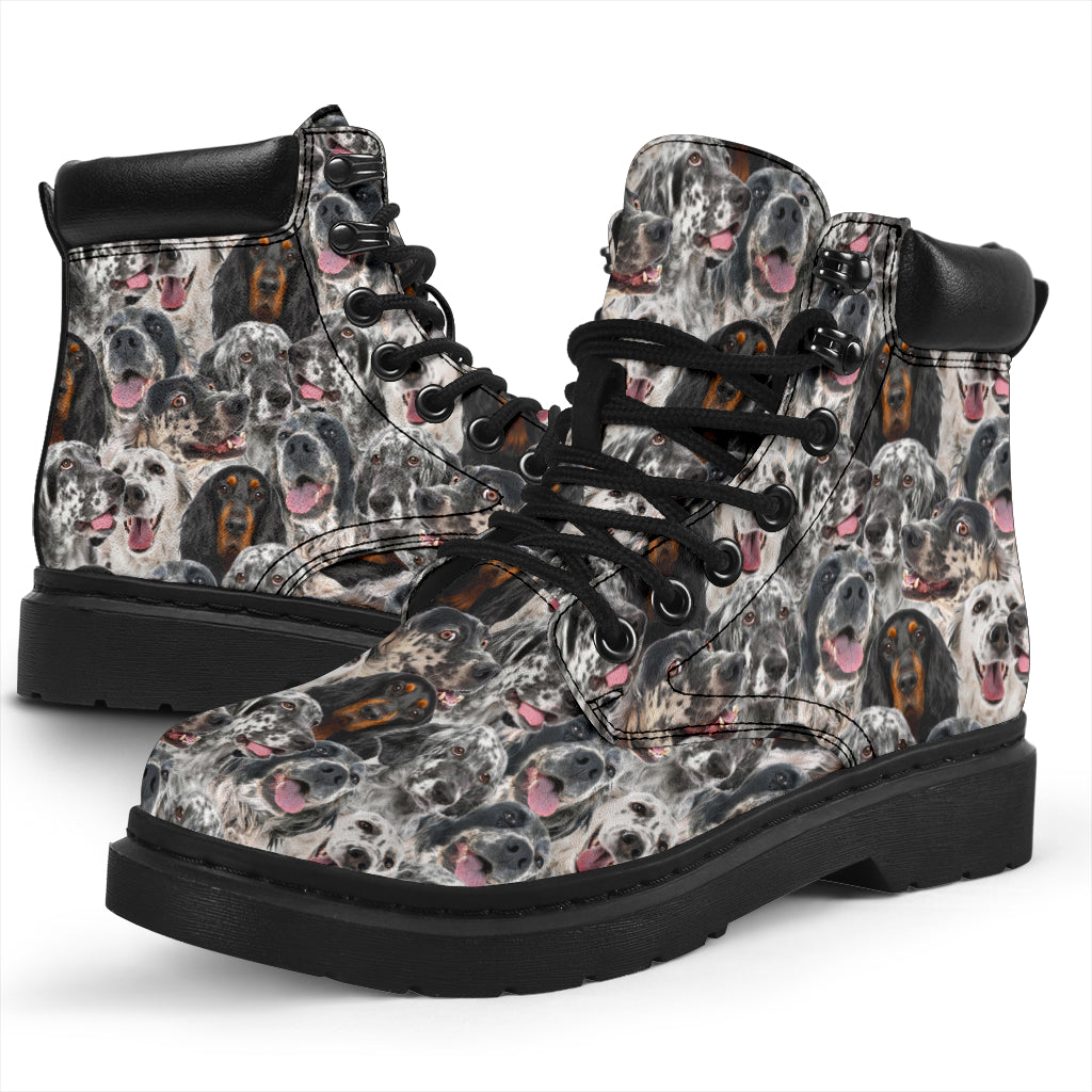 English Setter Full Face All-Season Boots