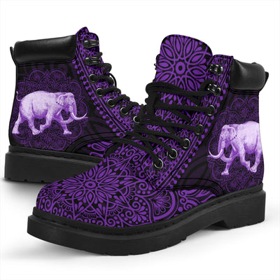 Elephant Mandala All-Season Boots