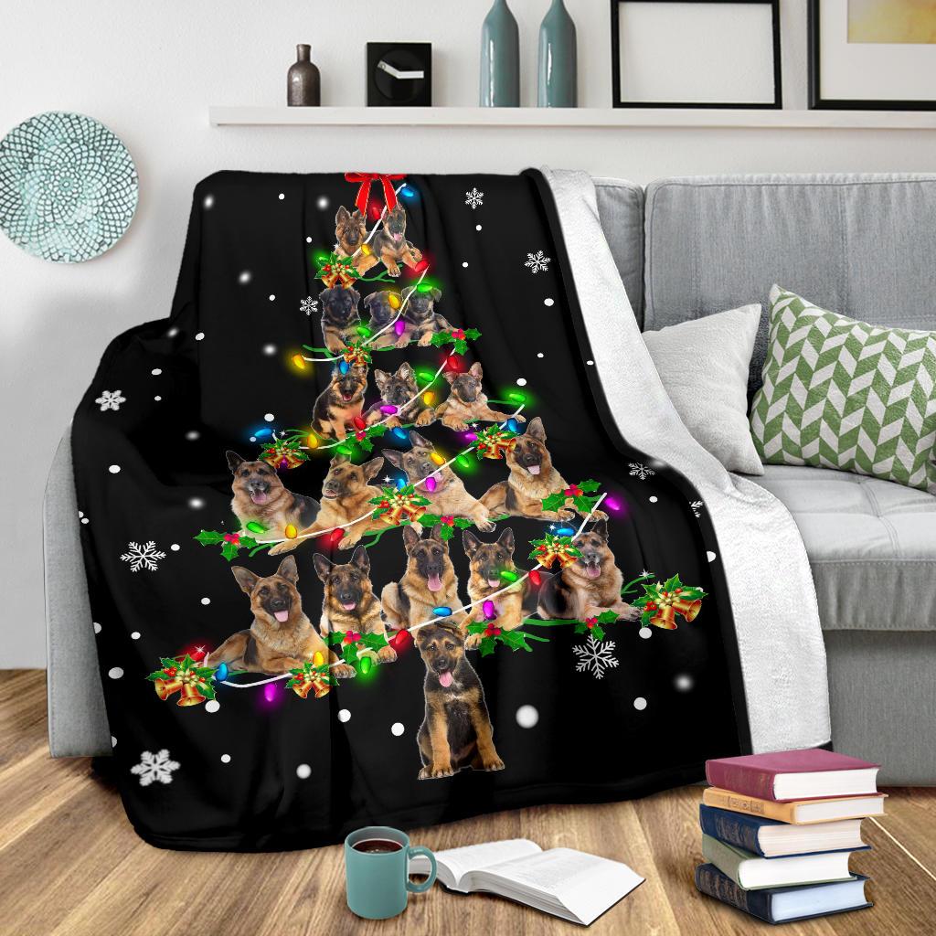German Shepherd Christmas Tree