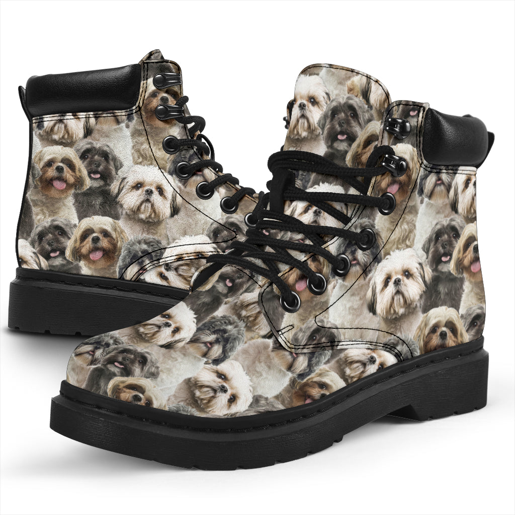 Shih Tzu Full Face All-Season Boots