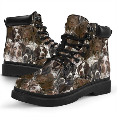 German Shorthaired Pointer Full Face All-Season Boots