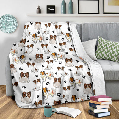 Papilon Paw Blanket