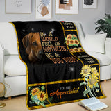 Rhodesian Ridgeback-A Dog Mom Blanket