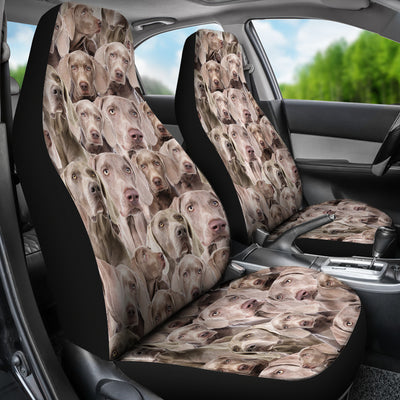 Weimaraner Full Face Car Seat Covers