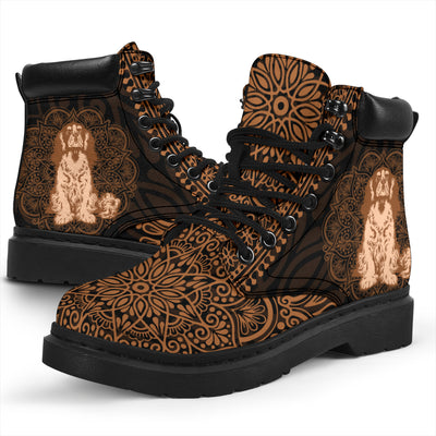 Cavalier King Charles Spaniel Mandala All-Season Boots