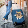 French Bulldog Torn Paper Luggage Covers