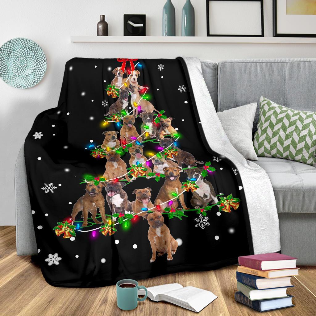 Staffordshire Bull Terrier Christmas Tree