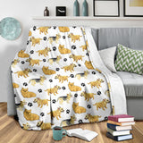 Norwich Terrier Paw Blanket