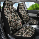 Norwegian Elkhound Full Face Car Seat Covers