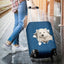 Polar Bear Torn Paper Luggage Covers