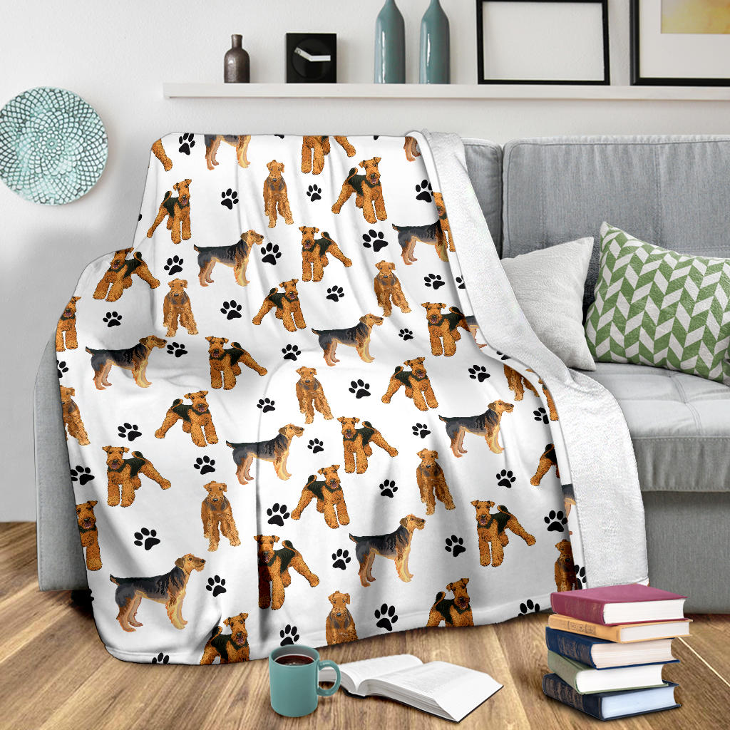 Lakeland Terrier Paw Blanket