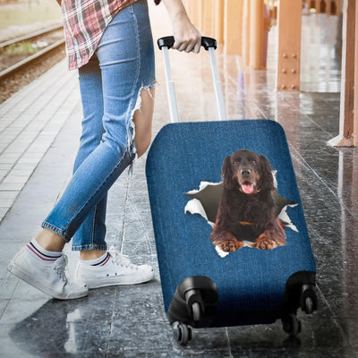 Gordon Setter Torn Paper Luggage Covers