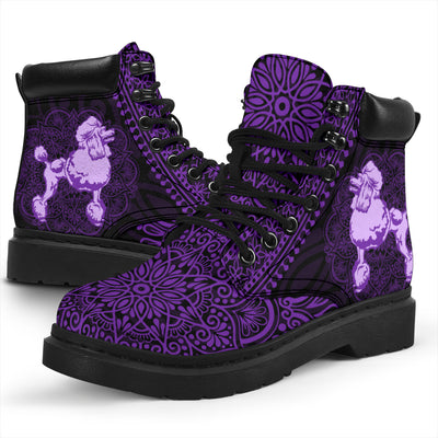 Poodle Mandala All-Season Boots