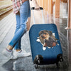 Dorkie Torn Paper Luggage Covers