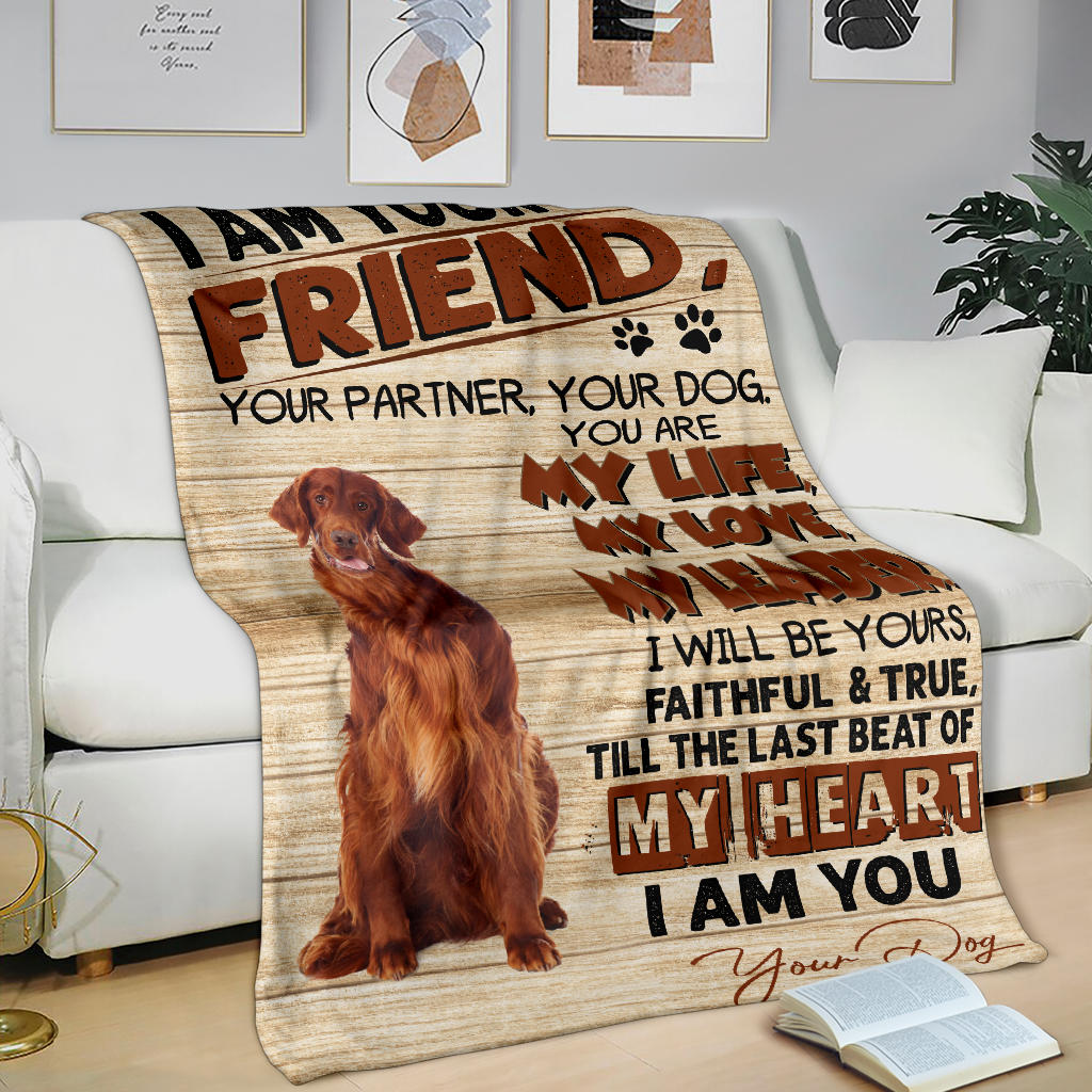 Irish Setter-My Love Blanket
