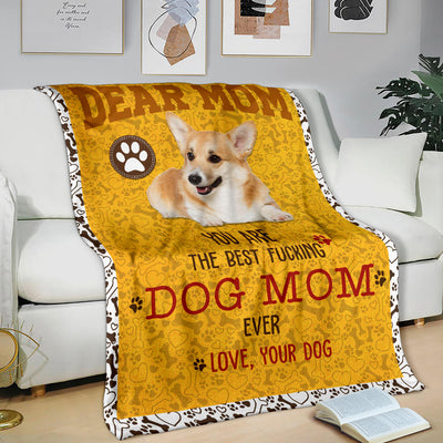 Welsh Corgi-Dog Mom Ever Blanket