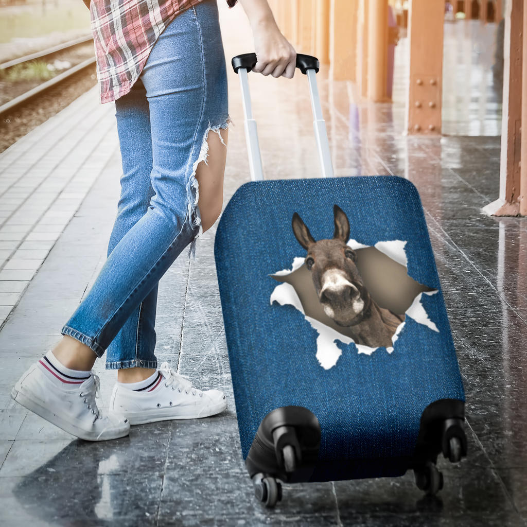 Donkey Torn Paper Luggage Covers