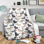 Skye Terrier Heart Blanket