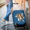 Ibizan Hound Torn Paper Luggage Covers