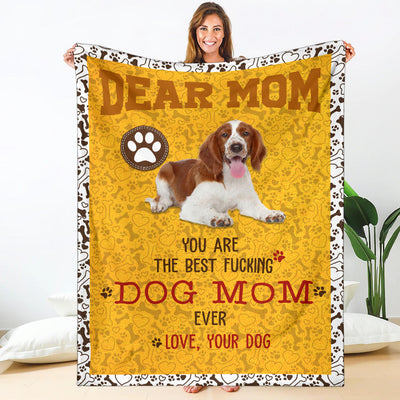 English Springer Spaniel 2-Dog Mom Ever Blanket