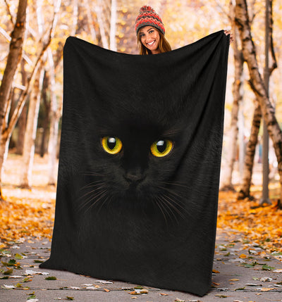 Cat Black Face Hair Blanket
