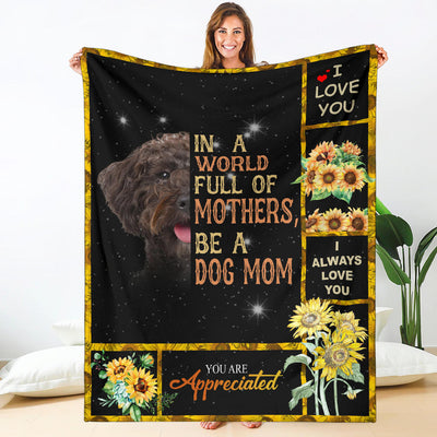 Schnoodle-A Dog Mom Blanket