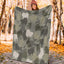 Pomeranian Camo Blanket