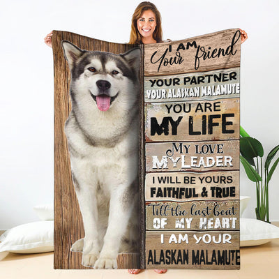 Alaskan Malamute-Your Partner Blanket