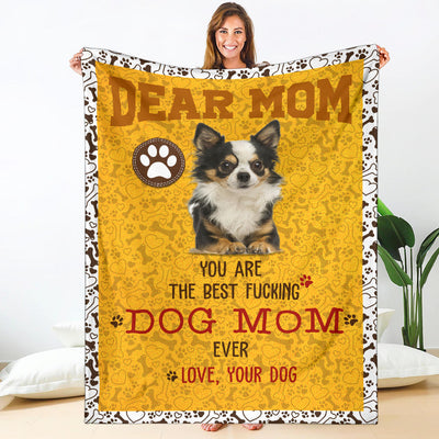 Chihuahua 2-Dog Mom Ever Blanket