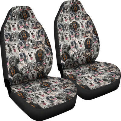 English Setter Full Face Car Seat Covers