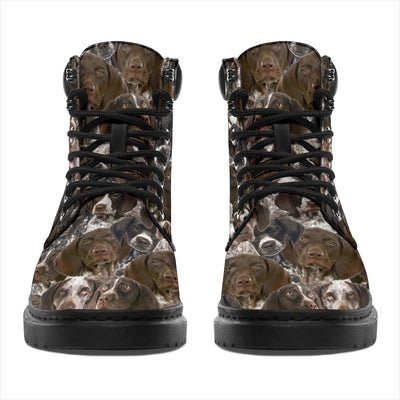 German Shorthaired Pointer Full Face All-Season Boots