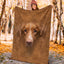 Nova Scotia Duck Tolling Retriever Face Hair Blanket