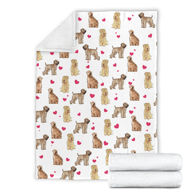 Soft Coated Wheaten Terrier Heart Blanket