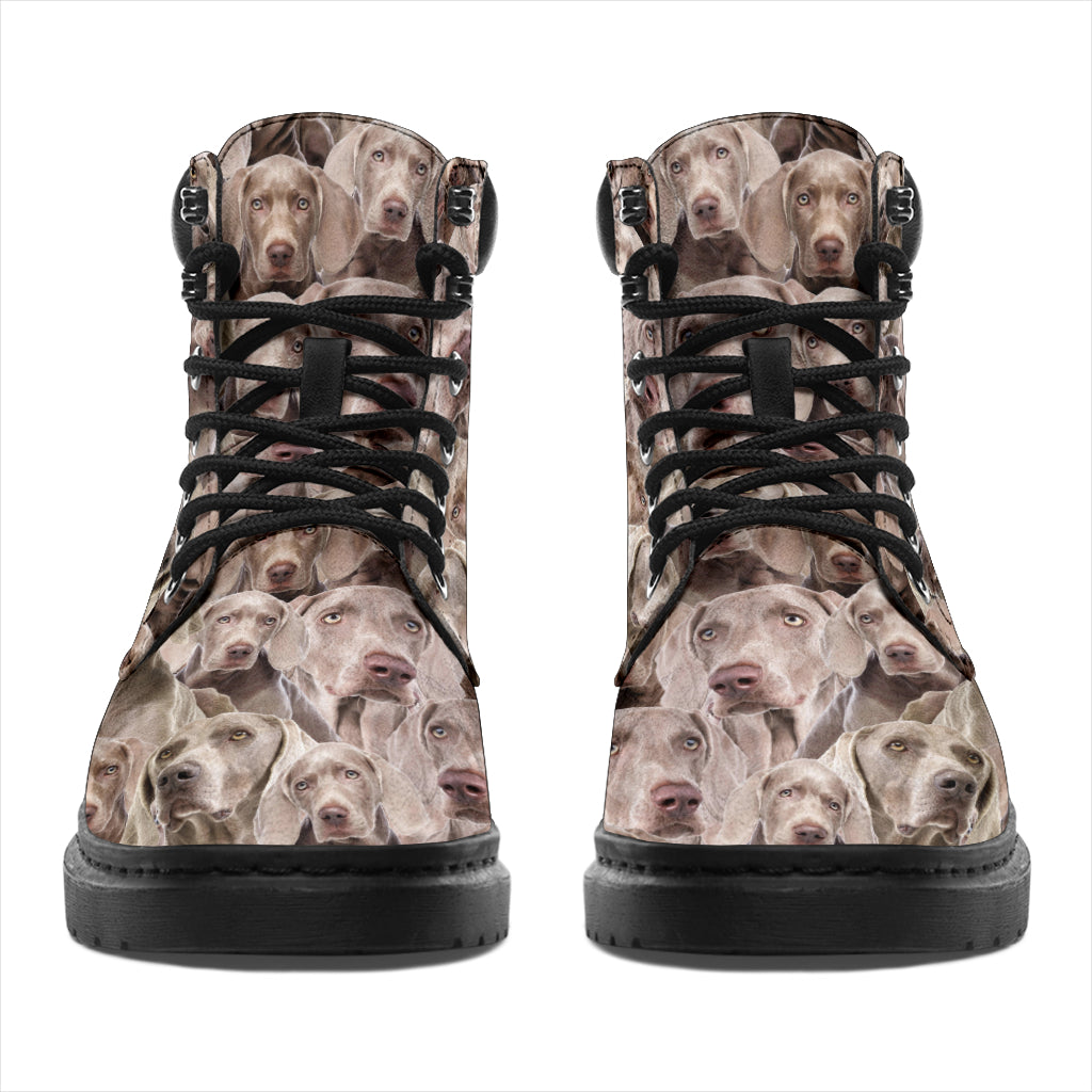 Weimaraner Full Face All-Season Boots