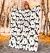 Black and Tan Coonhound Paw Blanket