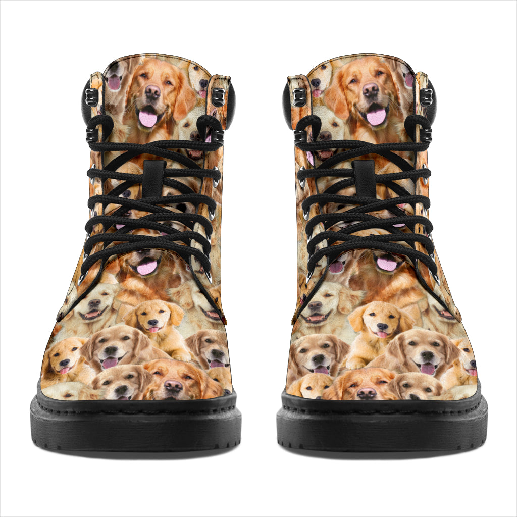 Golden Retriever Full Face All-Season Boots