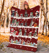 Schnauzer Snow Christmas Blanket