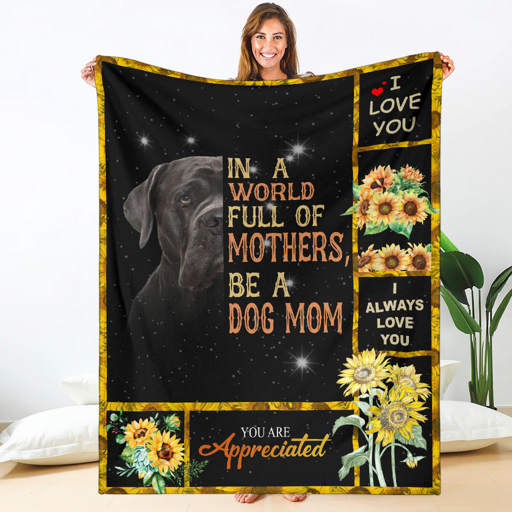 Cane Corso-A Dog Mom Blanket
