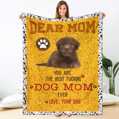 Labradoodle 2-Dog Mom Ever Blanket